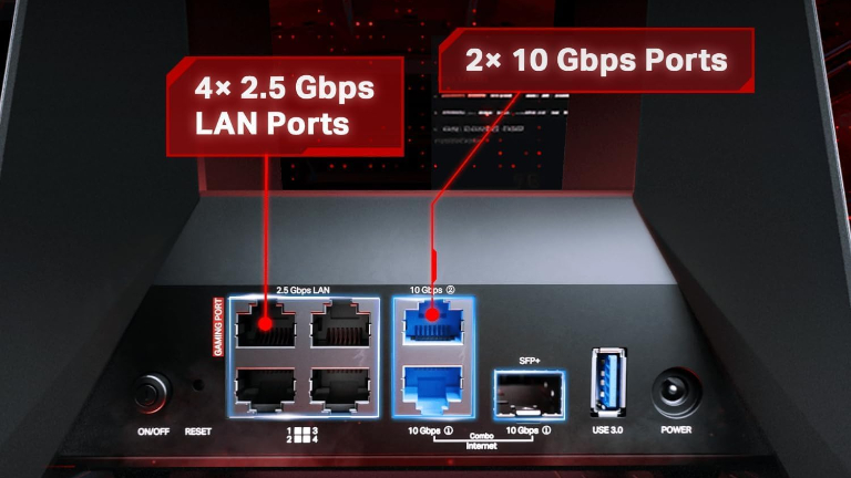 Ports routeur BE800