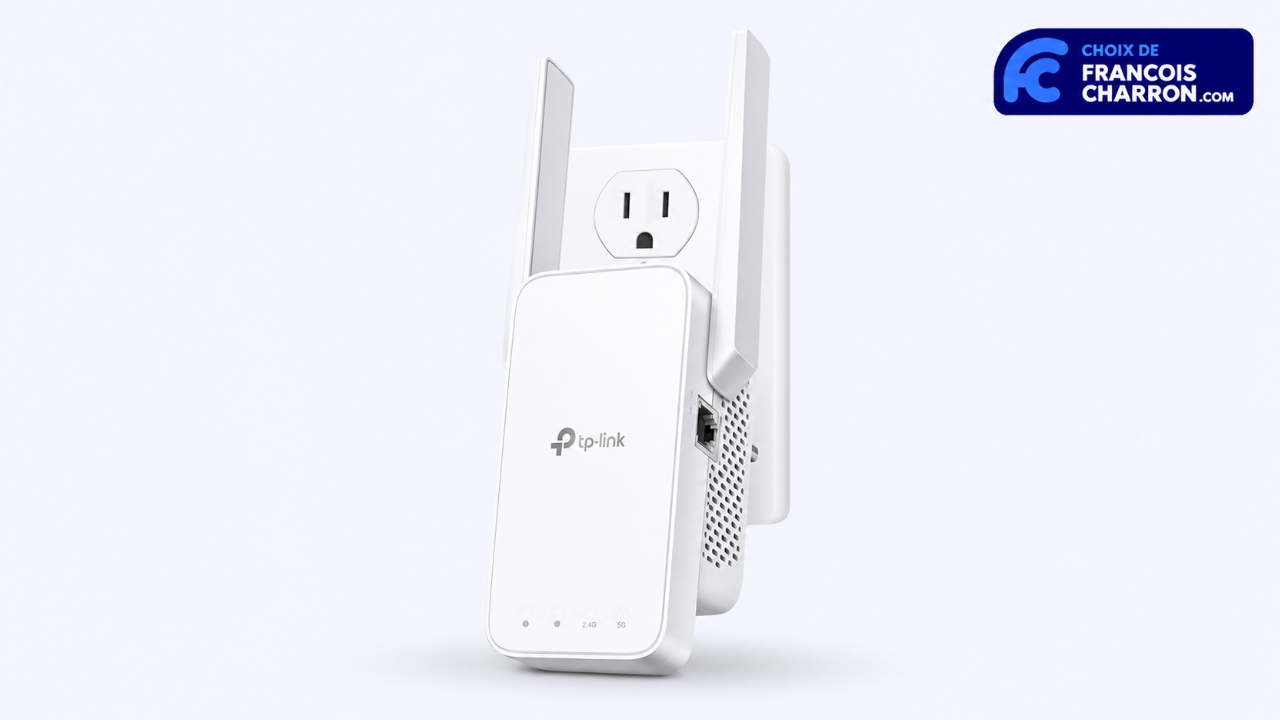 Le TP-Link RE315, un amplificateur Wi-Fi à petit prix.